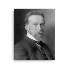 August Schmarsow canvas print on a plain backdrop in size 16"x20".