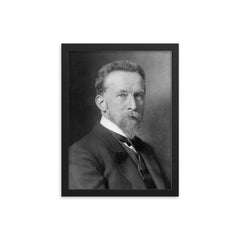 August Schmarsow framed print on a plain backdrop in size 12"x16".