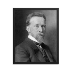 August Schmarsow framed print on a plain backdrop in size 16"x20".