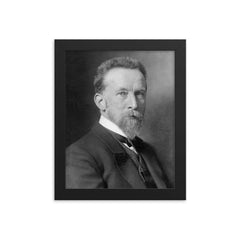 August Schmarsow framed print on a plain backdrop in size 8"x10".