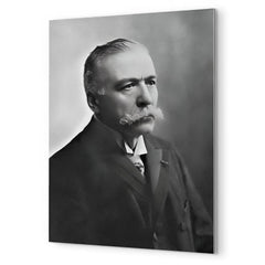 Auguste Escoffier metal print mockup