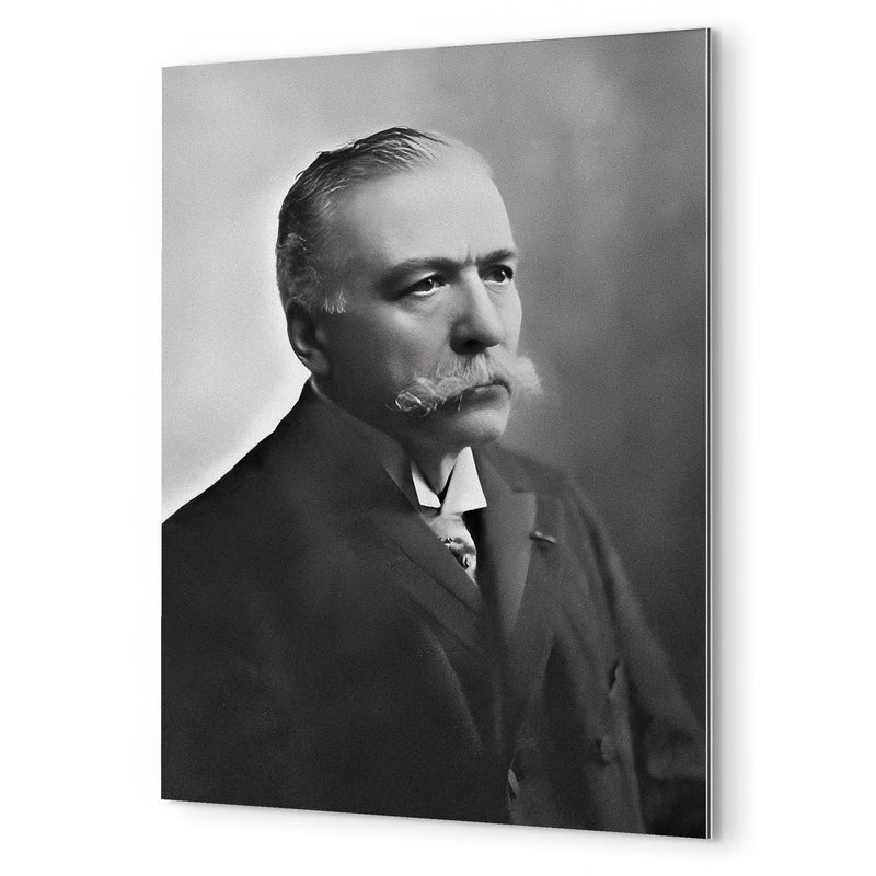 Auguste Escoffier metal print mockup