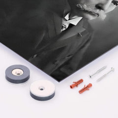 Auguste Escoffier metal print mockup