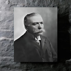 Auguste Escoffier metal print mockup