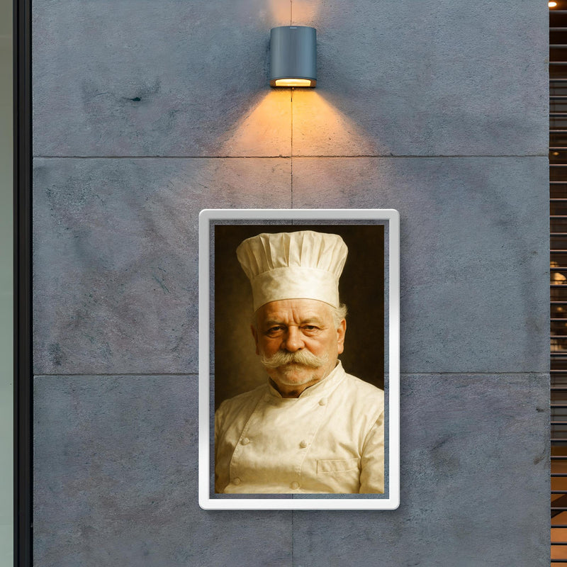 Auguste Escoffier portrait poster 2