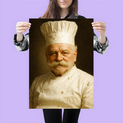 Auguste Escoffier portrait poster 3