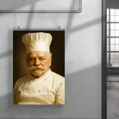 Auguste Escoffier portrait poster 4
