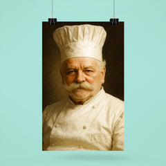 Auguste Escoffier portrait poster 6