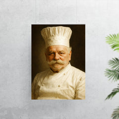 Auguste Escoffier portrait poster 7