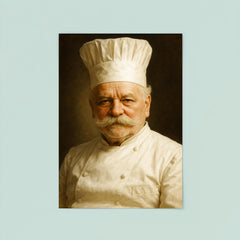 Auguste Escoffier portrait poster 8