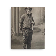 Augustin Lesage canvas print on a plain backdrop in size 16"x20".