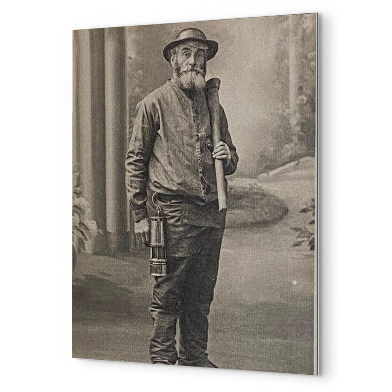 Augustin Lesage metal print mockup