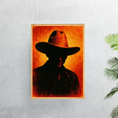 Augusto Sandino hat and silhouette poster 7