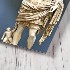 Augustus Caesar metal print mockup