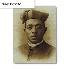 Augustus Tolton metal print on a plain backdrop in size 12"x16".