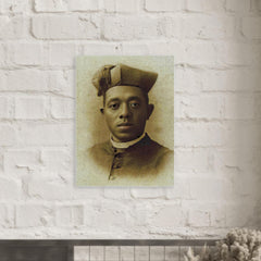 Augustus Tolton metal print mockup