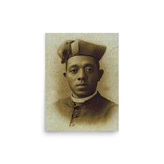 Augustus Tolton poster on a plain backdrop in size 12"x16".