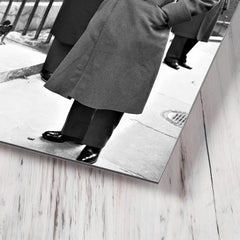 Aung San metal print mockup