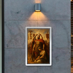 Aurelian crowned after defeating Zenobia beneath desert standards poster 2