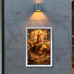 Aurelian restoring the world medallic portrait poster 2