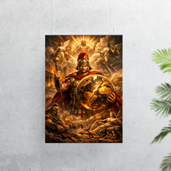 Aurelian restoring the world medallic portrait poster 7