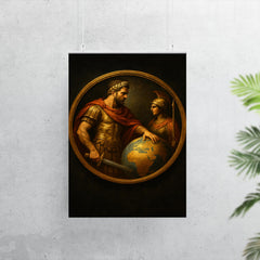 Aurelian restoring the world medallion scene poster 7