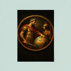 Aurelian restoring the world medallion scene poster 8