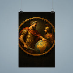 Aurelian restoring the world medallion scene poster 9