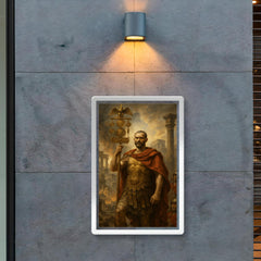 Aurelian restoring the world with legion standard poster 2