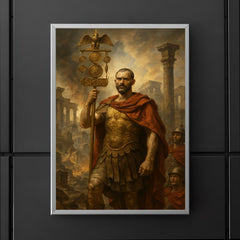 Aurelian restoring the world with legion standard poster 5