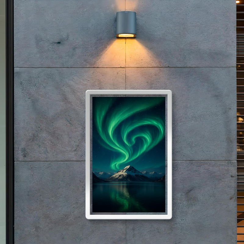Aurora Borealis over Svalbard Norway poster 2