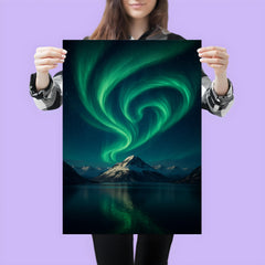 Aurora Borealis over Svalbard Norway poster 3