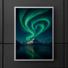 Aurora Borealis over Svalbard Norway poster 5