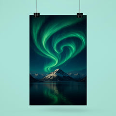 Aurora Borealis over Svalbard Norway poster 6