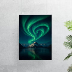 Aurora Borealis over Svalbard Norway poster 7