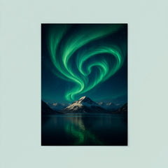 Aurora Borealis over Svalbard Norway poster 8