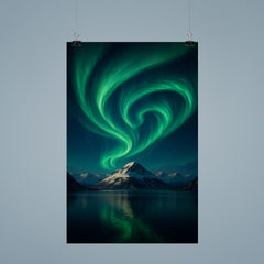 Aurora Borealis over Svalbard Norway poster 9