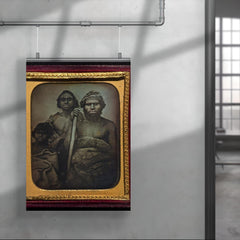 Australian Koori Men by Douglas T. Kilburn, 1847 poster 4