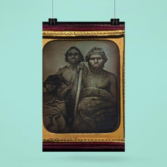Australian Koori Men by Douglas T. Kilburn, 1847 poster 6