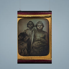 Australian Koori Men by Douglas T. Kilburn, 1847 poster 9