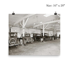 Auto dealer repair shop, 1926 poster 2