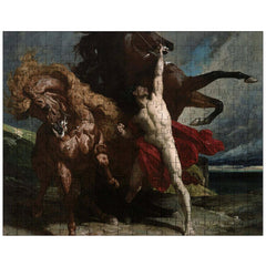 Automedon with the Horses of Achilles by Henri Regnault jigsaw puzzle
