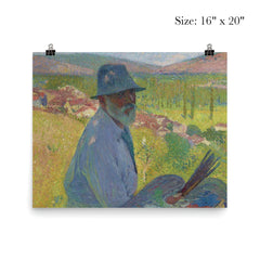 Autoportrait à La Bastide-du-Vert by Henri Martin poster 2