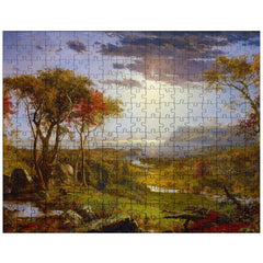 Autumn - On the Hudson River by Jasper Francis Cropsey jigsaw puzzle