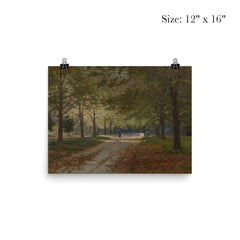 Autumn in the Fitzroy Gardens by John Mather, 1894 poster 3