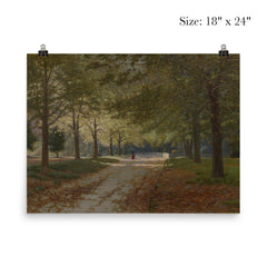 Autumn in the Fitzroy Gardens by John Mather, 1894 poster 5