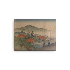 Autumn Tints by Koho Shoda canvas print on a plain backdrop in size 12"x16".