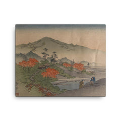 Autumn Tints by Koho Shoda canvas print on a plain backdrop in size 16"x20".