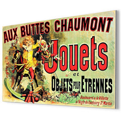 Aux Buttes Chaumont Jouets metal print mockup