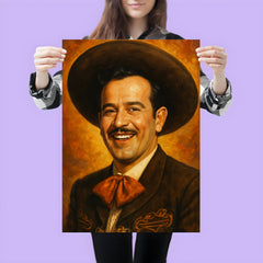 Awesome portrait of Pedro Infante smiling poster 3